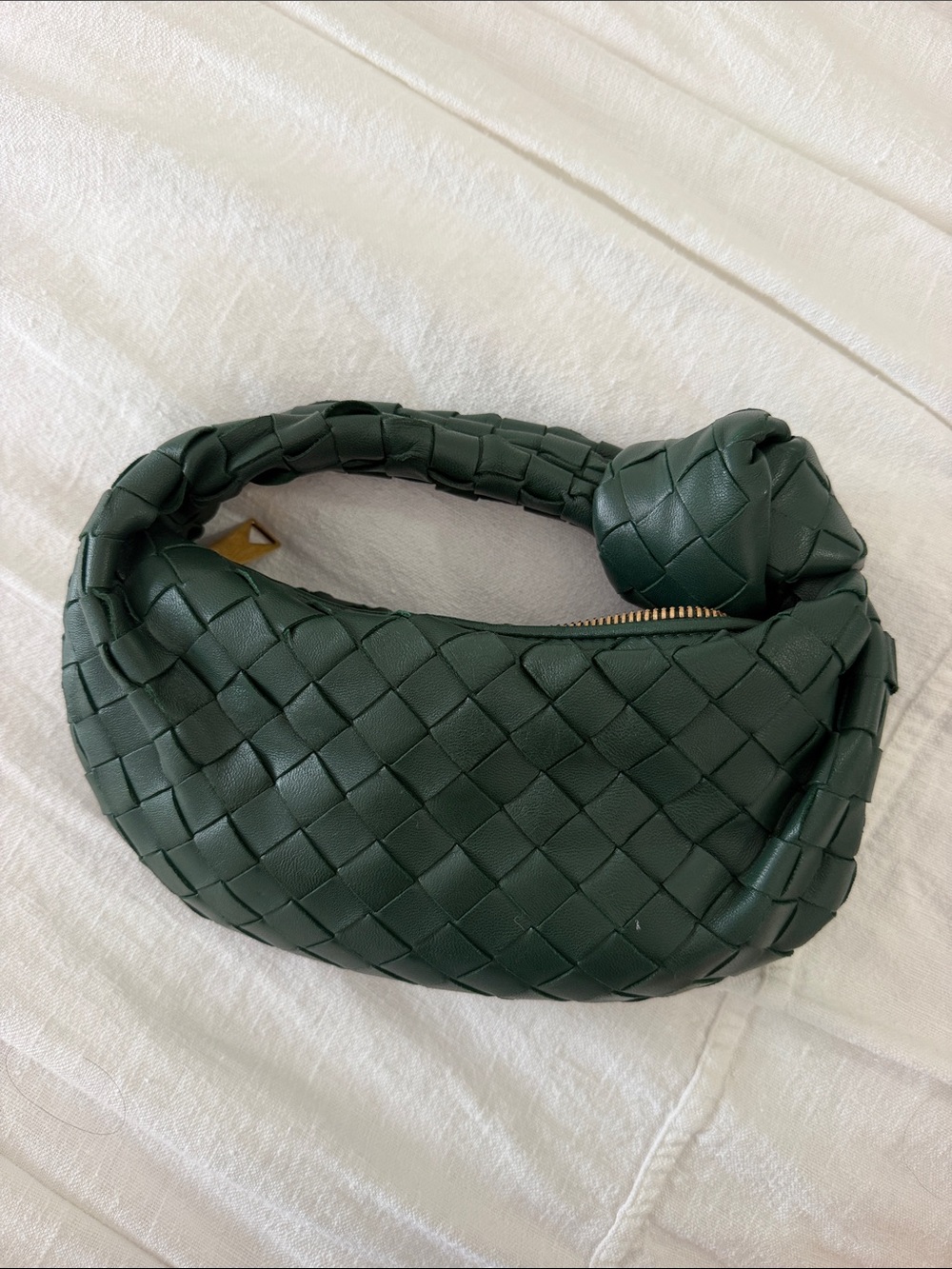 Bottega Veneta Mini Jodie in Dark Green